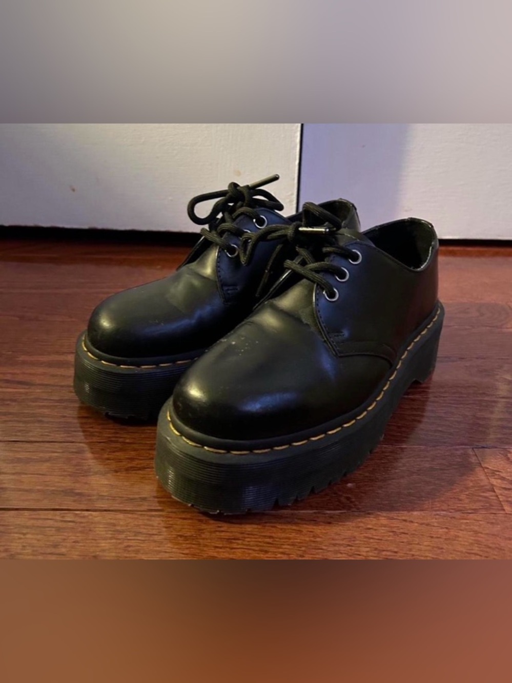 Dr marten 1461 platform shoes